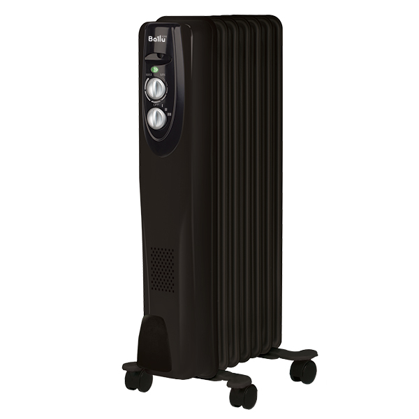 Радиатор масляный Ballu Classic black BOH/CL-07BRN 1500 (7 секций) Радиатор масляный Ballu Classic black BOH/CL-07BRN 1500 (7 секций)