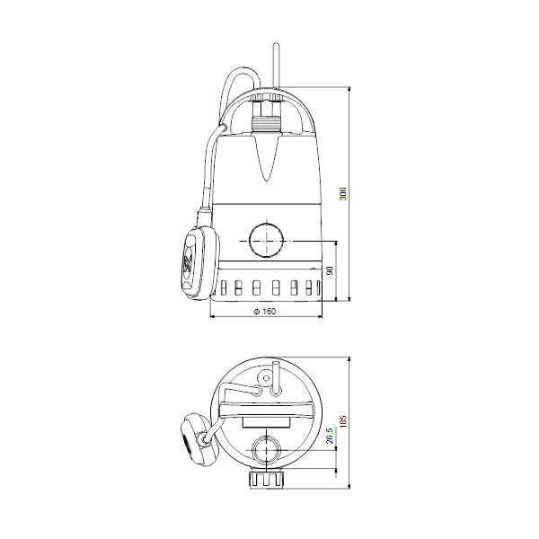 Дренажный насос Grundfos UNILIFT CC7 A1 Дренажный насос Grundfos UNILIFT CC7 A1