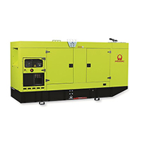 Дизельный генератор PRAMAC GSW340P Mecc Alte трехфазный в кожухе