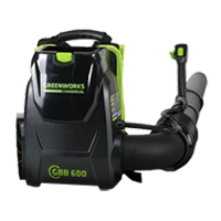 Воздуходув аккумуляторный, ранцевый Greenworks GC82BPBK5