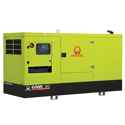 Дизельный генератор PRAMAC GSW110I Mecc Alte трехфазный в кожухе