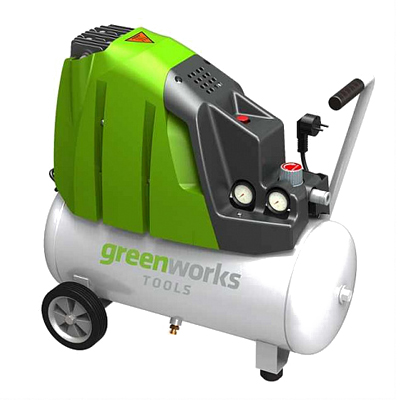 Компрессор электрический Greenworks GAC24L Компрессор электрический Greenworks GAC24L