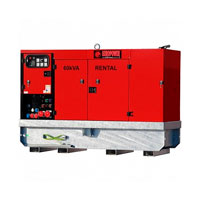 Дизельный генератор EUROPOWER EPSR 60 TDE (1500 об/мин, шумозащит. кожух, арендное исполнение)