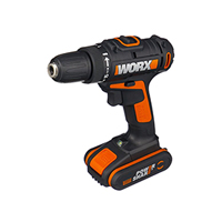 Дрель-шуруповерт ударная аккумуляторная WORX WX371.1, с одной АКБ