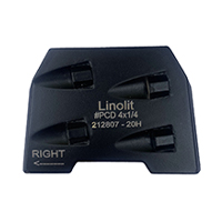 Алмазный пад Linolit #PCD4x1/4 MB_LN RIGHT (правый) (Коготь)
