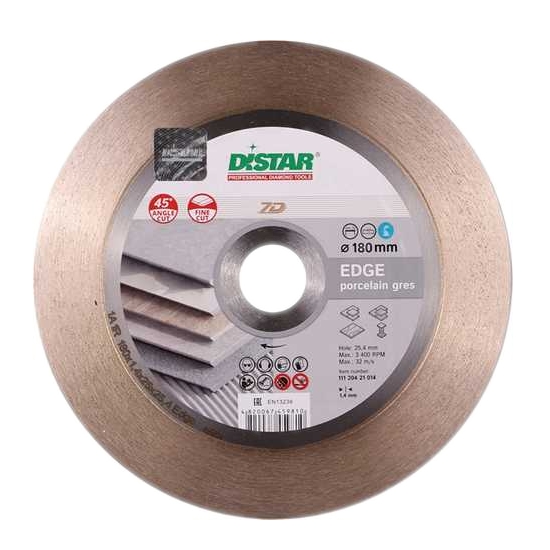 Диск алмазный Distar 1A1R 180x1,4x25x25,4 Edge