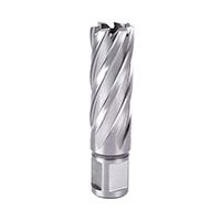 Сверло корончатое по металлу ПрофОснастка d 24 L=55/88 мм №17 Weldon19 HSS M2