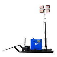 Осветительная мачта АБЛАЙТ ПОУ-4х300LED-10.0M-10.0GXD-Волокуши