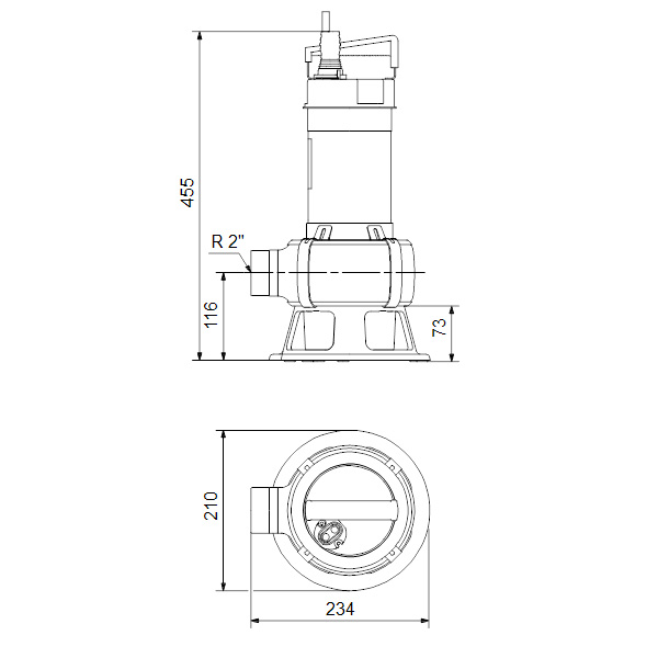 Дренажный насос Grundfos UNILIFT AP 50B.50.11.1.V Дренажный насос Grundfos UNILIFT AP 50B.50.11.1.V