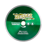 Диск алмазный сплошной Messer DIY 200 мм (керамическая плитка)