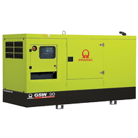 Дизельный генератор PRAMAC GSW110I Mecc Alte трехфазный в кожухе