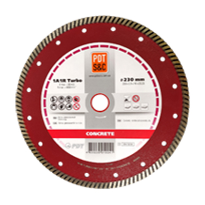 Алмазный диск Poltava Diamond Tools 1A1R Turbo 230x2,6x10x22,2 CONCRETE