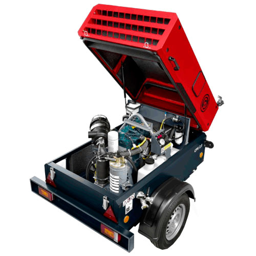 Передвижной компрессор дизельный Chicago Pneumatic CPS3.0DD F (винтовой) Передвижной компрессор дизельный Chicago Pneumatic CPS3.0DD F (винтовой)