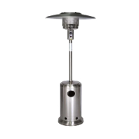 Уличный газовый обогреватель WWT 13B Stainless steel