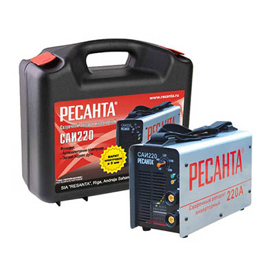 Сварочный инвертор Ресанта САИ 220 (кейс) Сварочный инвертор Ресанта САИ 220 (кейс)