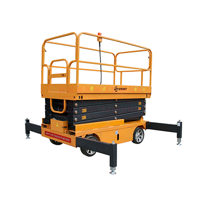 Несамоходный ножничный подъемник SMART SJY-0.5-11 (AC/DC, 500 кг, 11 м) Несамоходный ножничный подъемник SMART SJY-0.5-11 (AC/DC, 500 кг, 11 м)