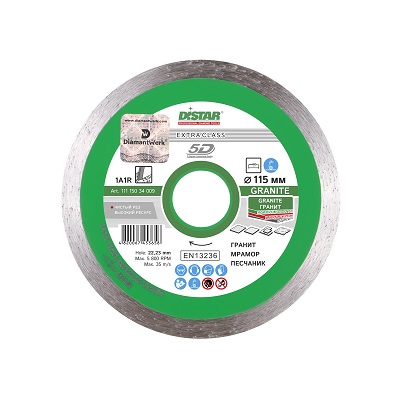 Диск алмазный 1A1R Granite d 115 мм Диск алмазный 1A1R Granite d 115 мм