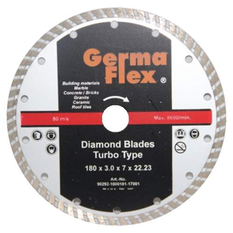 Алмазная чашка GermaFlex турбо ф180х22 для камня, бетона Алмазная чашка GermaFlex турбо ф180х22 для камня, бетона