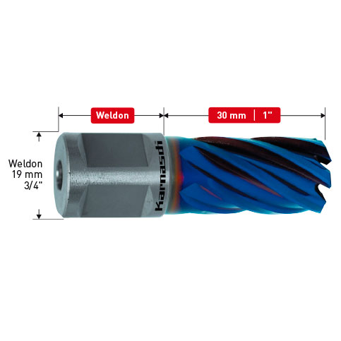 Сверло корончатое Karnasch (Карнаш) BLUE-LINE PRO 15x30 арт. 20.1284-15 Сверло корончатое Karnasch (Карнаш) BLUE-LINE PRO 15x30 арт. 20.1284-15