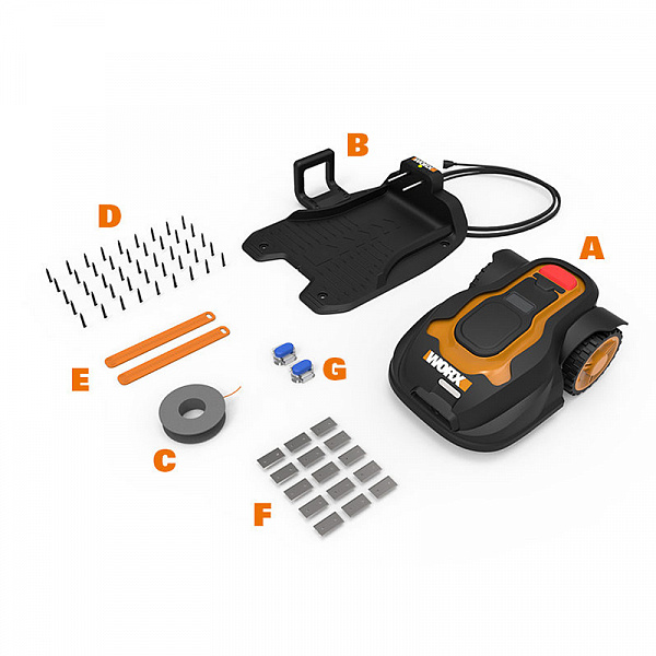 Газонокосилка роботизированная Worx Landroid M1000 WG796E Газонокосилка роботизированная Worx Landroid M1000 WG796E