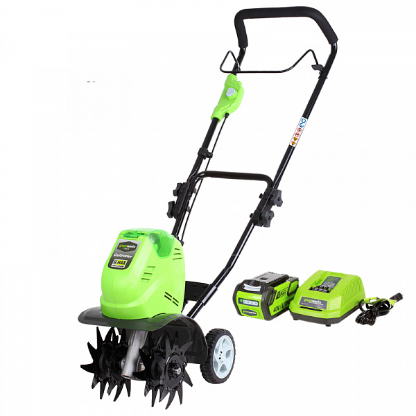 Культиватор аккумуляторный Greenworks G40TLK6 Культиватор аккумуляторный Greenworks G40TLK6