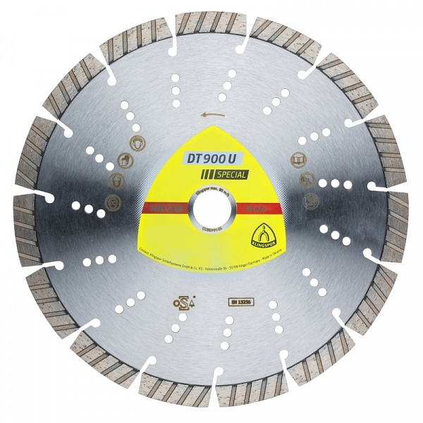 Алмазный диск KLINGSPOR 180x2,6x22,23/11ST/1/S/DT/SPECIAL/DT900U Алмазный диск KLINGSPOR 180x2,6x22,23/11ST/1/S/DT/SPECIAL/DT900U