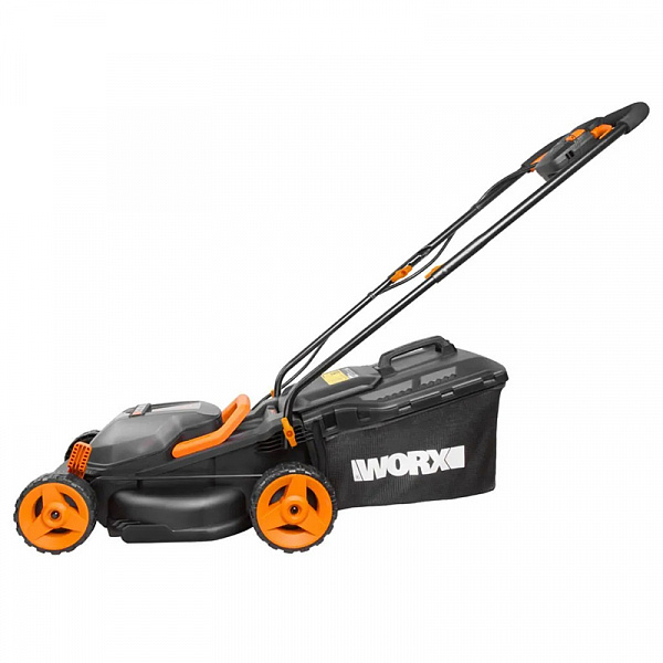 Газонокосилка аккумуляторная WORX WG779E Газонокосилка аккумуляторная WORX WG779E