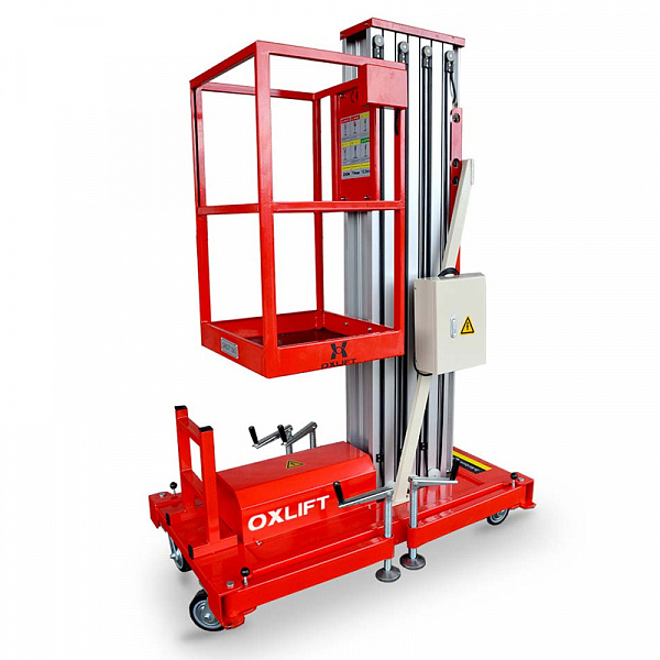Одноместный телескопический подъемник OXLIFT ZX-1-100 AC Одноместный телескопический подъемник OXLIFT ZX-1-100 AC