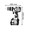 Дрель-шуруповерт аккумуляторная Bosch GSB 18V-60 C 06019G2102 Дрель-шуруповерт аккумуляторная Bosch GSB 18V-60 C 06019G2102