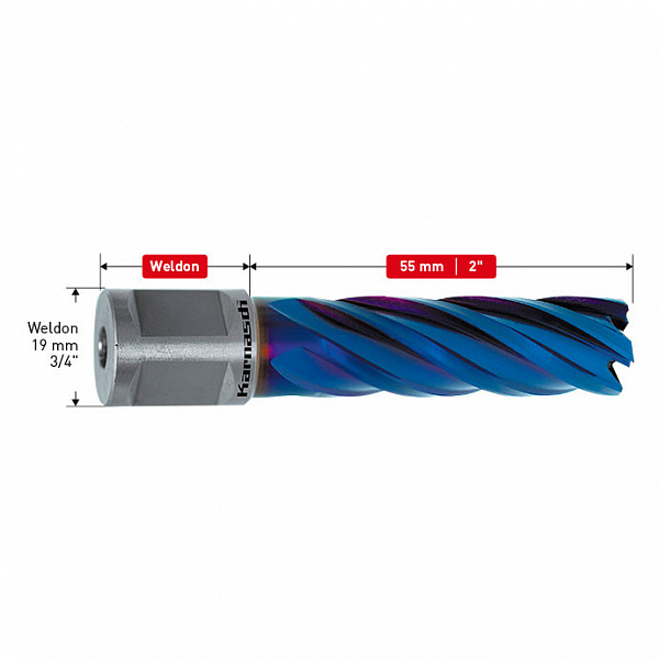 Сверло корончатое Karnasch (Карнаш) BLUE-LINE PRO 27x55 арт. 20.1317-27 Сверло корончатое Karnasch (Карнаш) BLUE-LINE PRO 27x55 арт. 20.1317-27