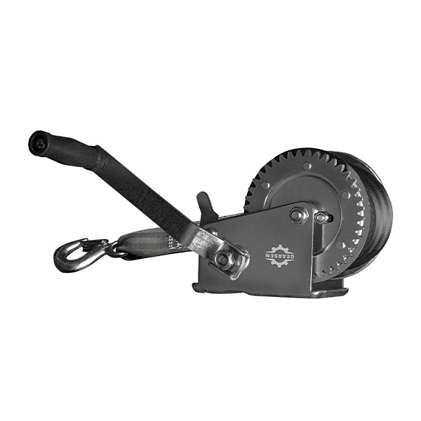 Лебедка ручная барабанная GEARSEN FD 544 кг, 10 м (лента) Лебедка ручная барабанная GEARSEN FD 544 кг, 10 м (лента)